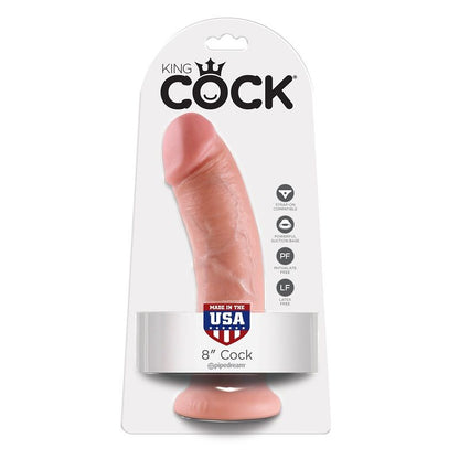 KING COCK - 8 MIĘS DILDO 20,3 CM
