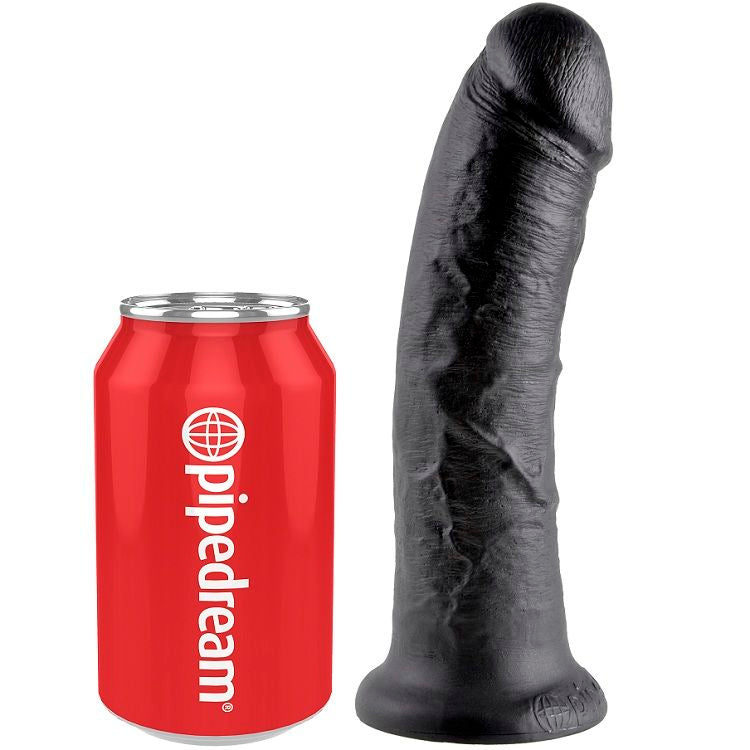 KING COCK - 8 DILDO CZARNY 20,3 CM