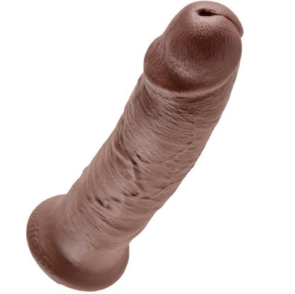 KING COCK - 10 DILDO BRĄZOWY 25,4 CM
