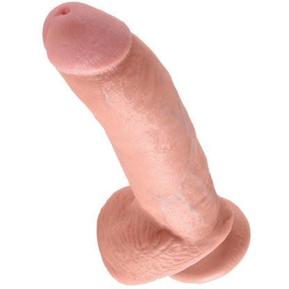 KING COCK - 9 DILDÓW Z JĄDRAMI 22,9 CM
