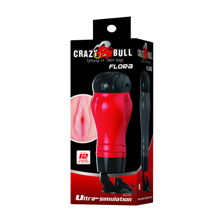 CRAZY BULL - FLORA VAGINA Z PODSTAWĄ MASTURBATORA