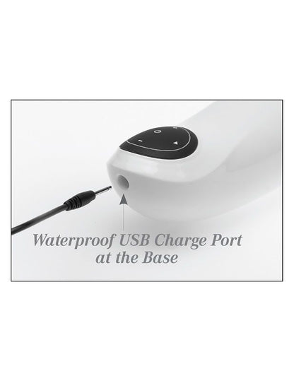 EXTREME TOYZ - PDX MEGA BATOR USB MĘSKI MASTURBATOR ANO BLACK