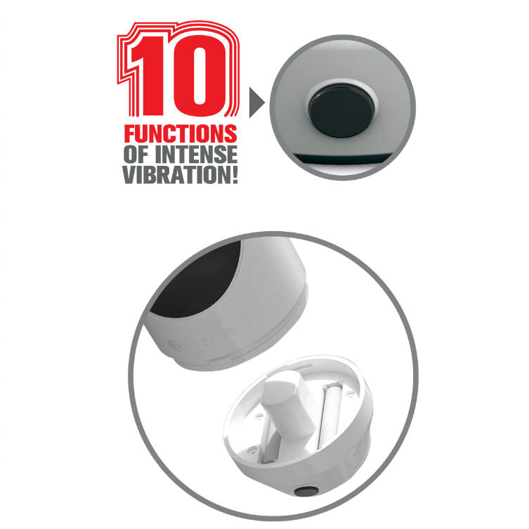 EXTREME TOYZ - WIBRATOR MASTURBATOR POCHWY Z MEGA GRIP