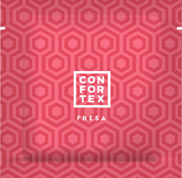 CONFORTEX - PREZERWATYWA TRUSKAWKOWA 144 SZTUKI