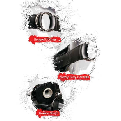 FETYSZ FANTASY EKSTREMALNY - PUSTY 30,5 CM STRAP ON