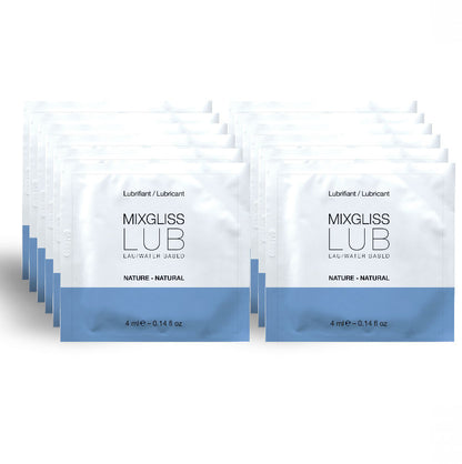 MIXGLISS - NATURALNY LUBRYKANT NA BAZIE WODY 12 JEDNORAZOWA DAWKA 4 ML