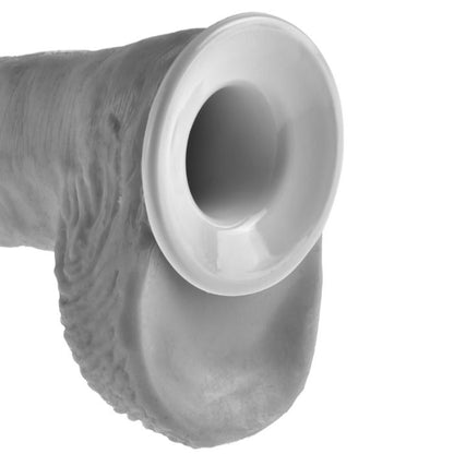 KING COCK - 28 CM PUSTY SYSTEM PODWIĄZAŃ Z PASKAMI FLESH