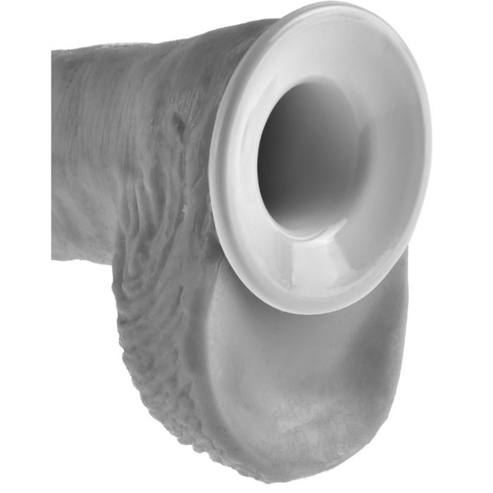 KING COCK - 30,5 CM PUSTY SYSTEM PODWIĄZAŃ Z PASKAMI - MIĘSNY