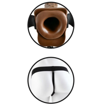 SERIA FANTASTYCZNA FETYSZ - SERIA 7 PUSTY STRAP-ON Z JĄDRAMI