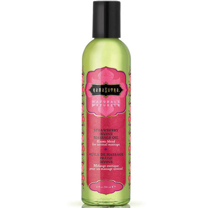 KAMASUTRA - NATURALS DIVINE STRAWBERRY OLEJEK DO MASAŻU 236 ML