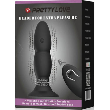 PRETTY LOVE - WIBRATOR PLUG I OBRÓT PILOTEM