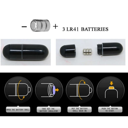 PRETTY LOVE - FLIRTATION STEWARD CZARNY WIBRACYJNY NAPARSTEK