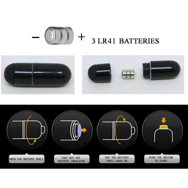 PRETTY LOVE - FLIRTACJA STANFORD CZARNY NAPARS WIBRACYJNY