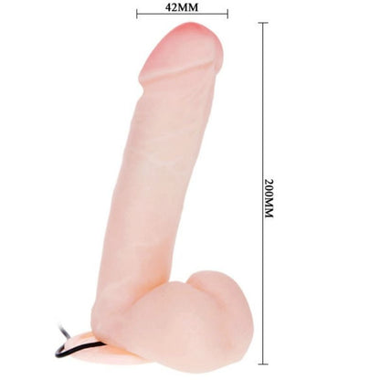 BAILE - REALISTYCZNY DILDO Z WIBRACJĄ I OBROTEM 20 CM