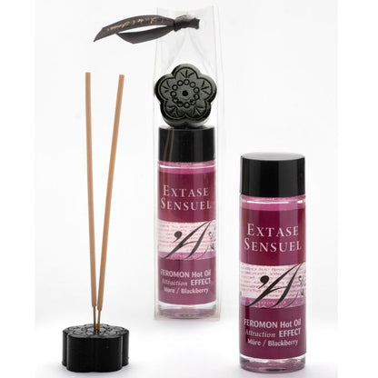 EXTASE SENSUAL - OLEJEK DO MASAŻU O EFEKTACH ROZGRZEWAJĄCYCH Z FEROMONAMI JEŻYNOWYMI 100 ML