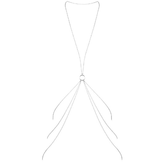 BIJOUX - MAGNIFIQUE METALOWE ŁAŃCUCHY DO CIAŁA 8 SREBRO