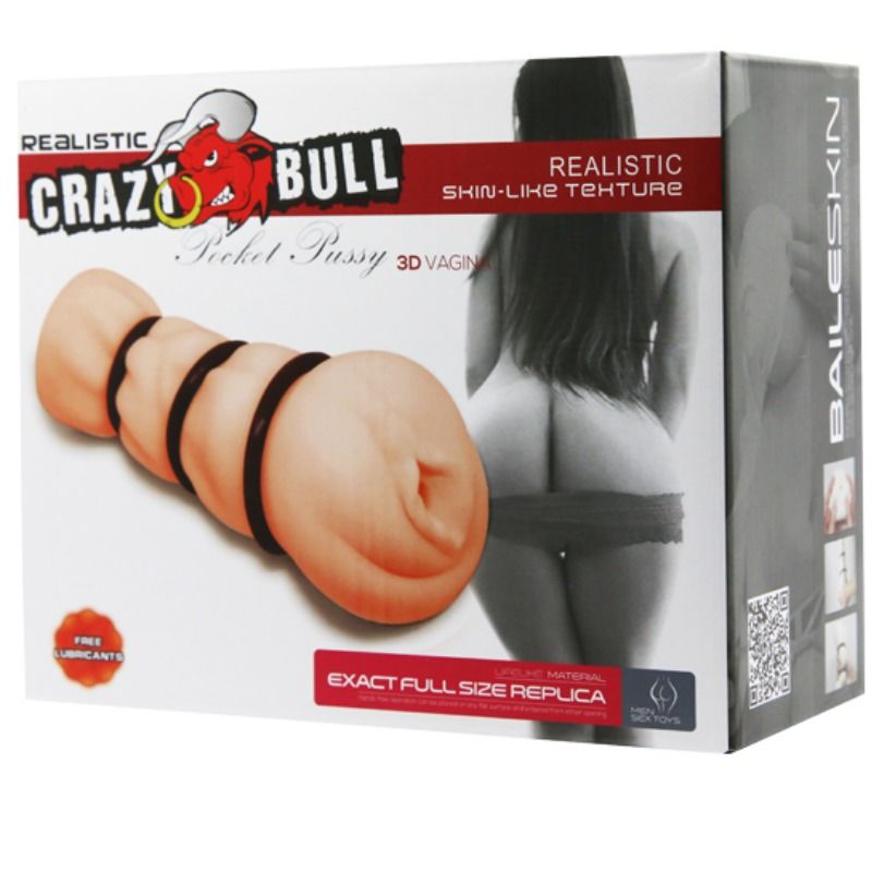 CRAZY BULL - MASTURBATOR POCHWY Z PIERŚCIENIAMI