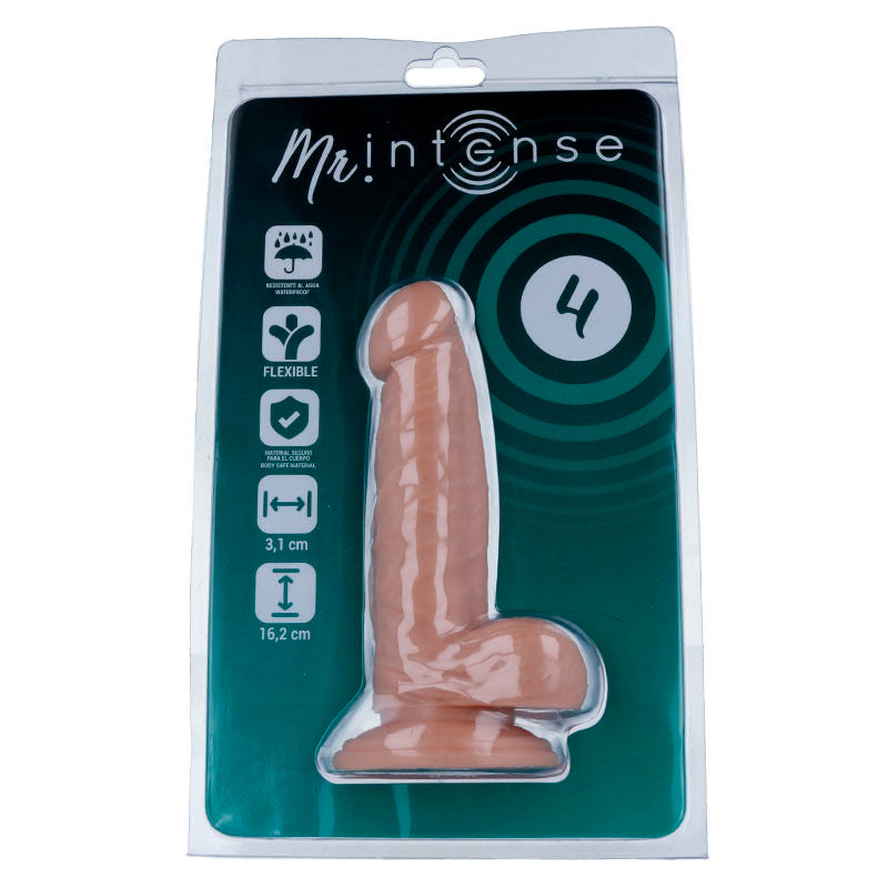 MR INTENSE - 4 REALISTYCZNE KUTAS 16,2 CM -O- 3,1 CM