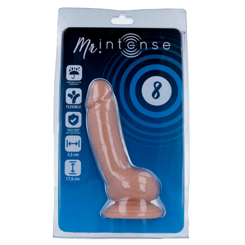 MR INTENSE - 8 REALISTYCZNYCH KUTASÓW 17,6 CM -O- 3,5 CM