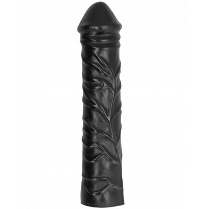 CAŁY CZARNY - OGROMNY MIĘKKI DILDO DO FISTINGU 32 CM
