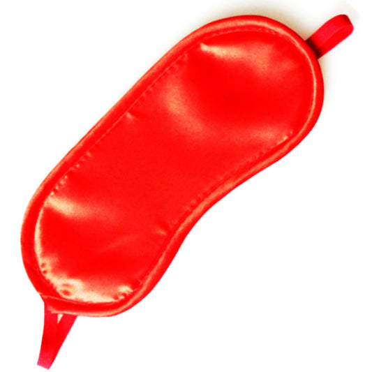 SECRETPLAY - CZERWONA OPASKA NA OCZY Z WYŚCIÓŁKĄ