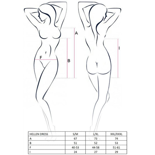 PASSION - SUKIENKA I STRÓJ KOBIECY HELLEN ROZMIAR S/M