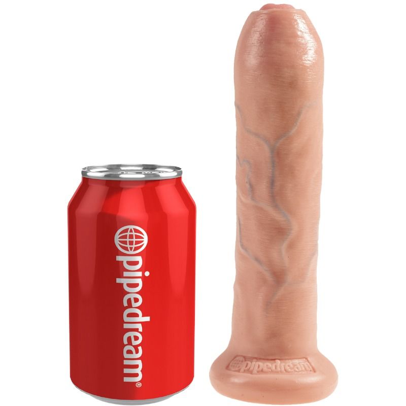 KING COCK - REALISTYCZNY DILDO NIEOBCIĘTE MIĘSEM 21 CM