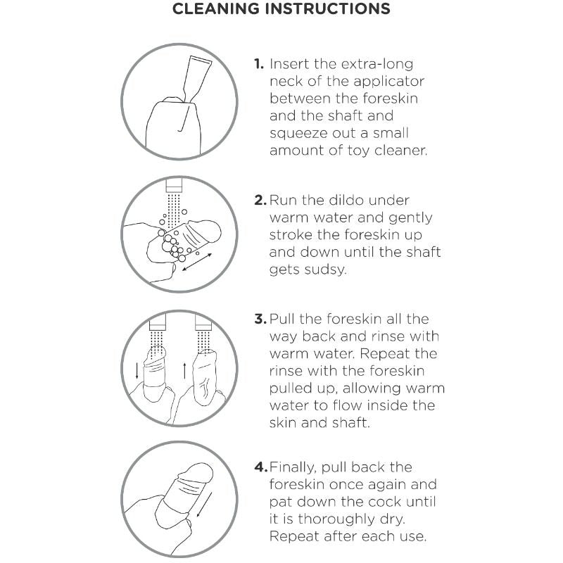 KING COCK - REALISTYCZNY DILDO NIEOBCIĘTE MIĘSEM 21 CM