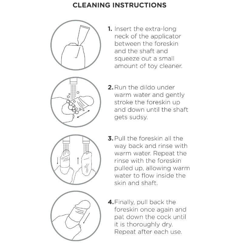 KING COCK - REALISTYCZNY DILDO NIEOBCIĘTE MIĘSEM 15 CM