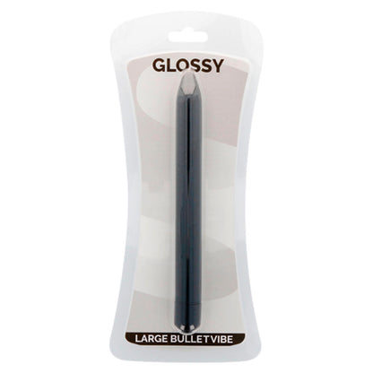 GLOSSY - SLIM WIBRATOR CZARNY