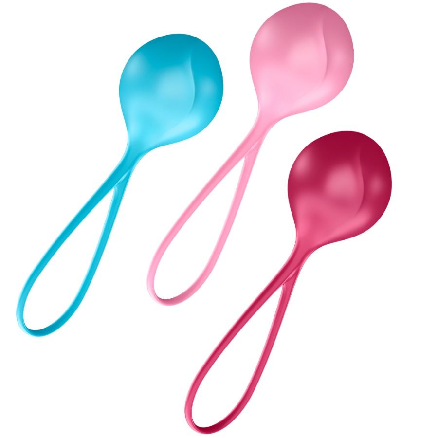 SATISFYER - ZESTAW TRENINGOWY LOVEBALLS 3