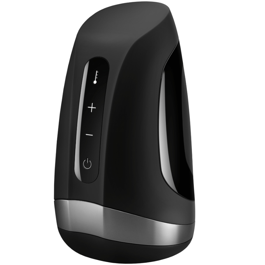 SATISFYER - MĘSKI MASTURBATOR Z WIBRACJĄ CIEPŁA