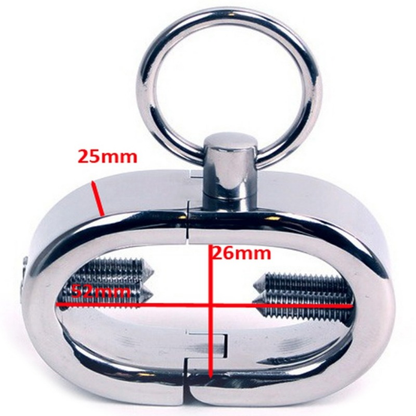 METALOWY TWARDY - BRANSOLETKA NA JĄDRA