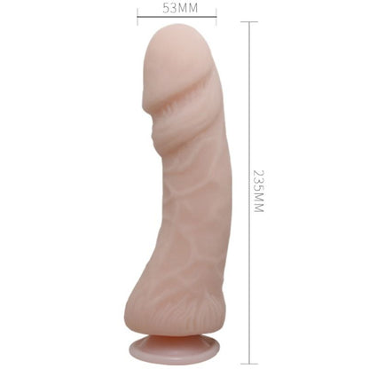 BAILE - DUŻY PENIS DILDO Z NATURALNYMI WIBRACJAMI 23,5 CM