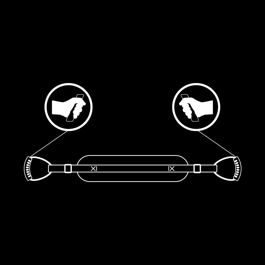 FETYSZ SUBMISSIVE - UPRZĄŻ W STYLU DOGGI Z PODSZEWKĄ NOPRENOWĄ