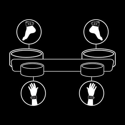 FETYSZ SUBMISSIVE - DRĄŻEK ROZPOROWY DO WIĄZANIA Z WYŚCIÓŁKĄ NOPRENOWĄ