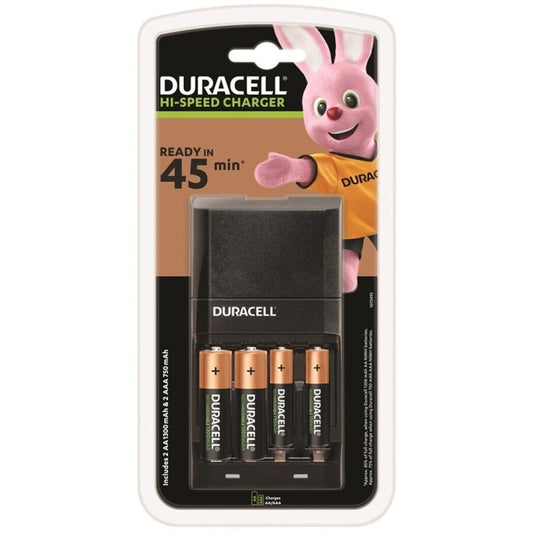 DURACELL - ŁADOWARKA 45MIN. + 2xAA 1700mAh + 2xAAA 750mAh