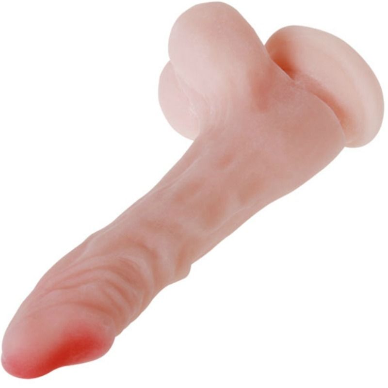 BAILE - NATURALNY REALISTYCZNY DILDO Z KUTASA 21,6 CM