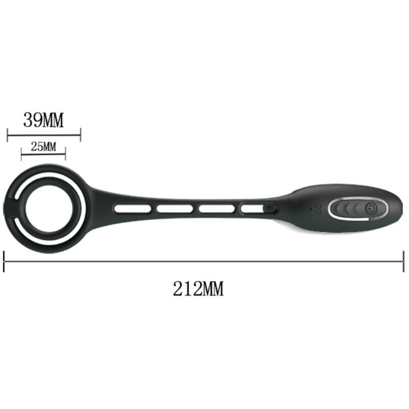 PRETTY LOVE - PIERŚCIENIE NA PENISA Z CZOPEM WIBRACYJNYM