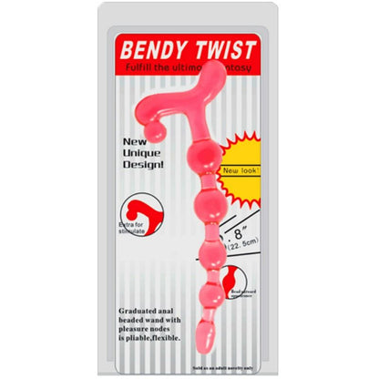 BAILE - BENDY TWIST CZERWONE KULKI ANALNE