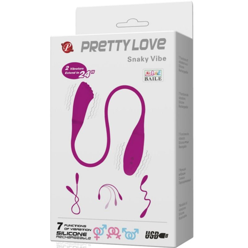 PRETTY LOVE - INTELIGENTNY WIBRATOR SNAKY VIBE 2 SILNIKI