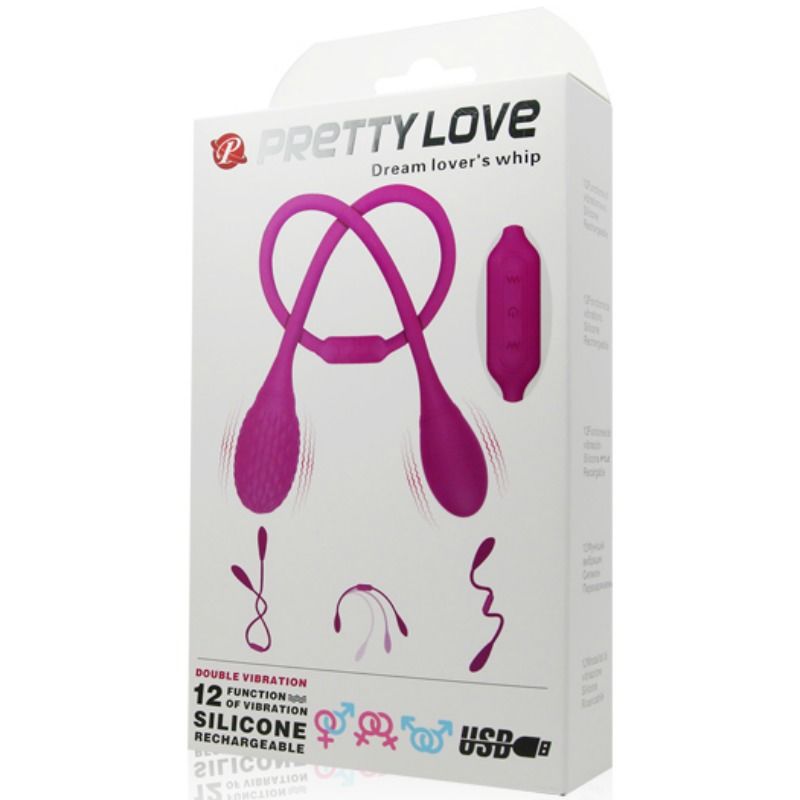 PRETTY LOVE - UNISEX STYMULATOR DREAM LOVERS WHIP 2
