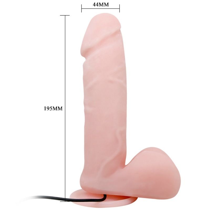 BAILE - OLIVER REALISTYCZNY DILDO Z WIBRACJĄ