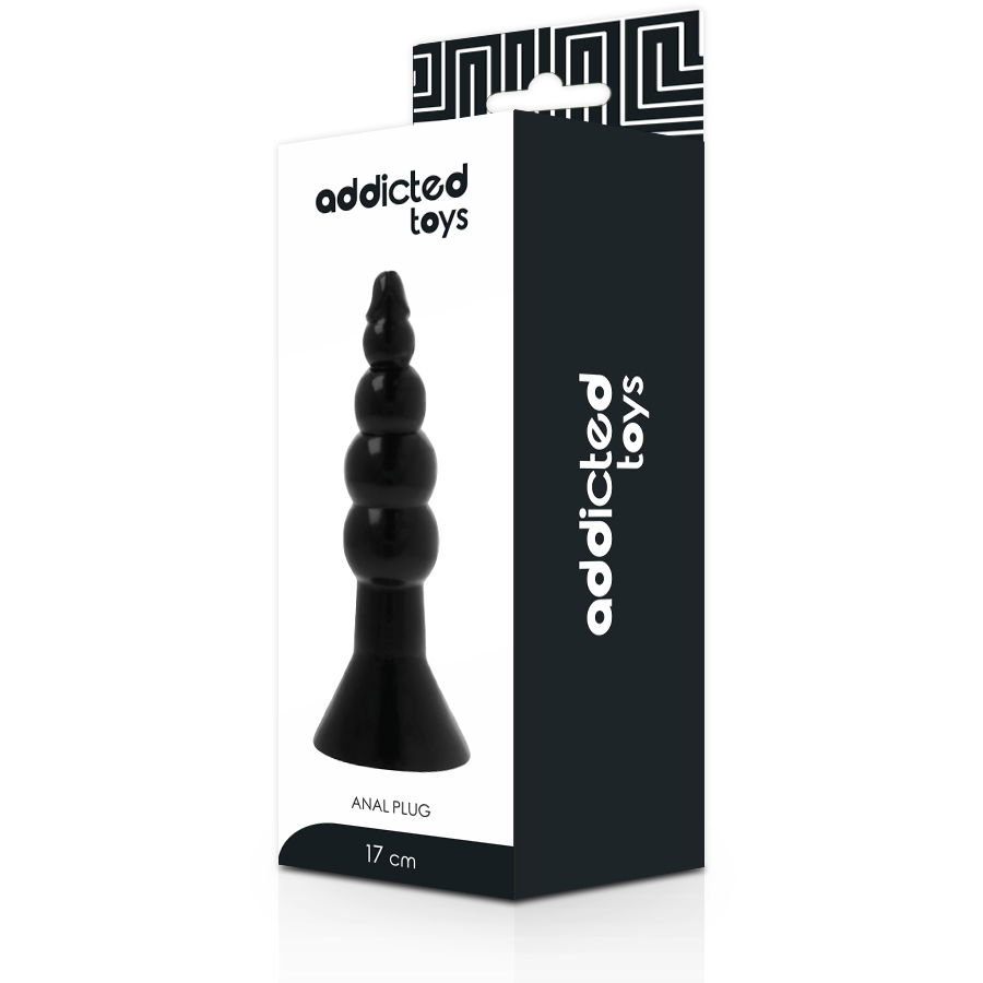 ADDICTED TOYS - KOREK ANALNY 17 CM CZARNY