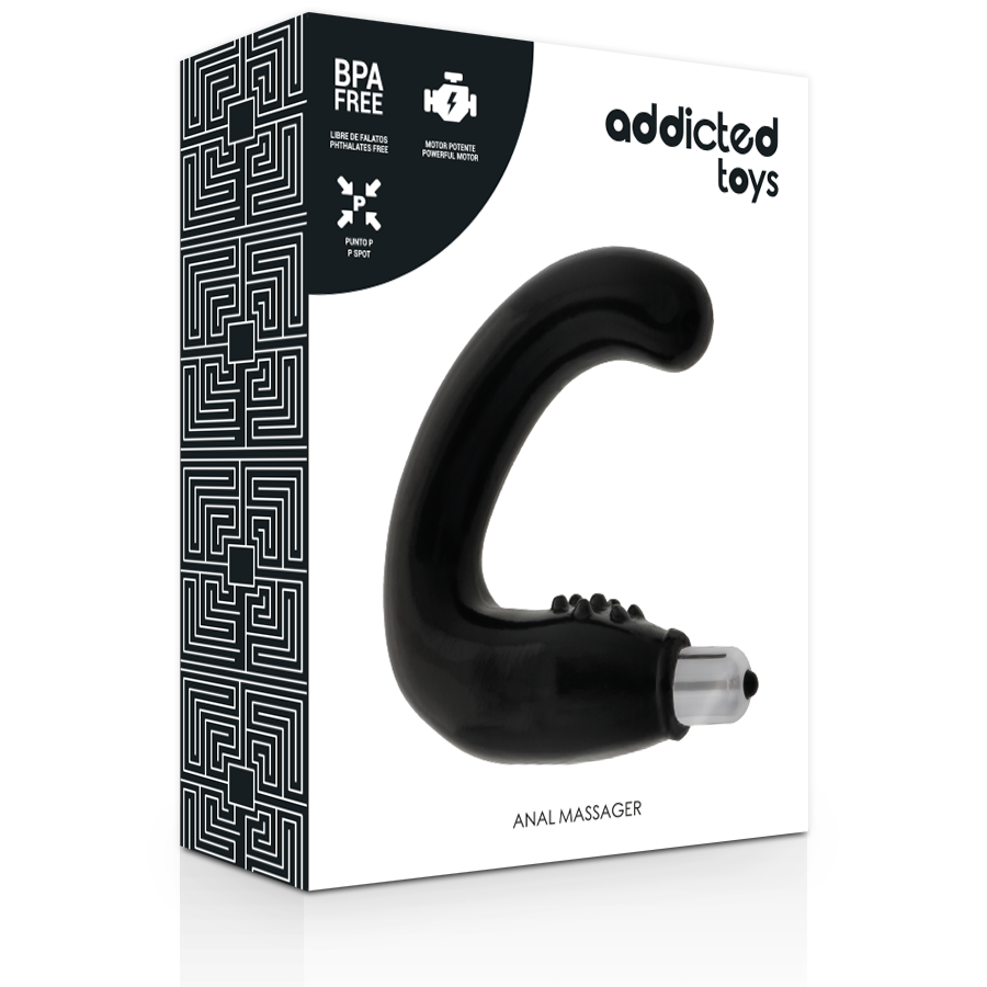 ADDICTED TOYS - MASAŻER ANALNY CZARNY