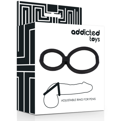 ADDICTED TOYS - REGULOWANE PIERŚCIENIE NA PENISA