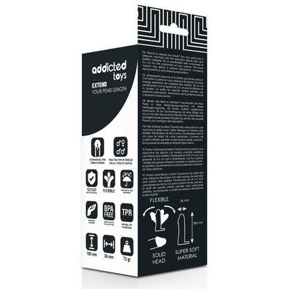 ADDICTED TOYS - PRZEDŁUŻ PENISA O 18 CM