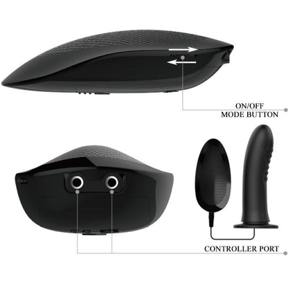 PRETTY LOVE - MYRON STRAP ON Z WIBRACJĄ I DUŻYM DILDO