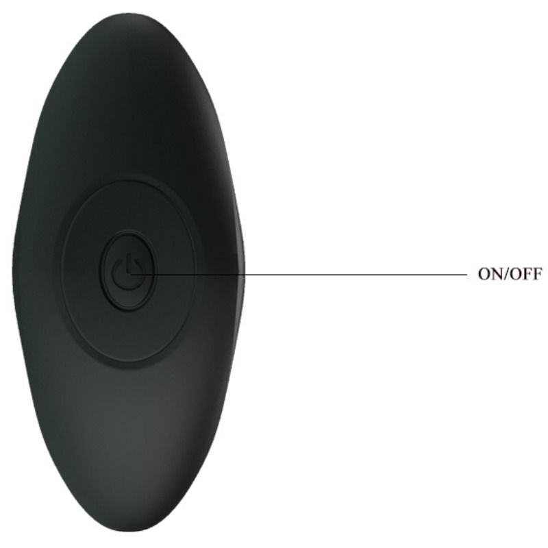 PRETTY LOVE - CZARNY WIBRATOR ANALNY