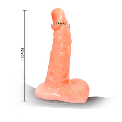 BAILE - UPRZĄŻ Z REALISTYCZNYM PENISEM I ULTRA NĘTNYMI REGULOWANYMI MAJTKAMI 15,5 CM